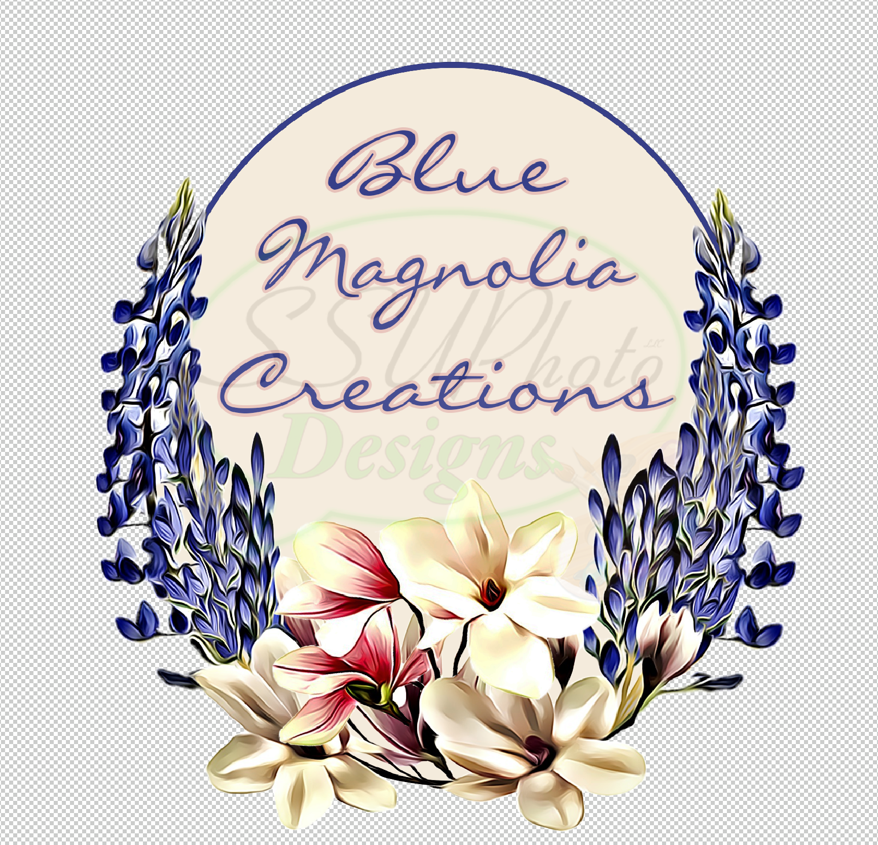 Blue Magnolia Creations Logo