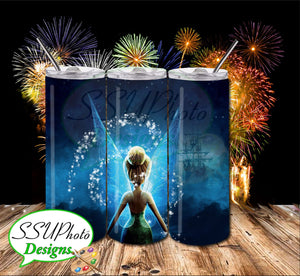 Tinker bell Skinny TumblerD Digital Design