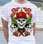 CANNABIS SKULL PNG designs 2023
