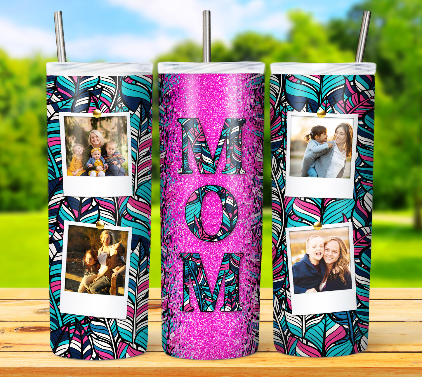 MOM TUMBLER POLAROID Designs 2023