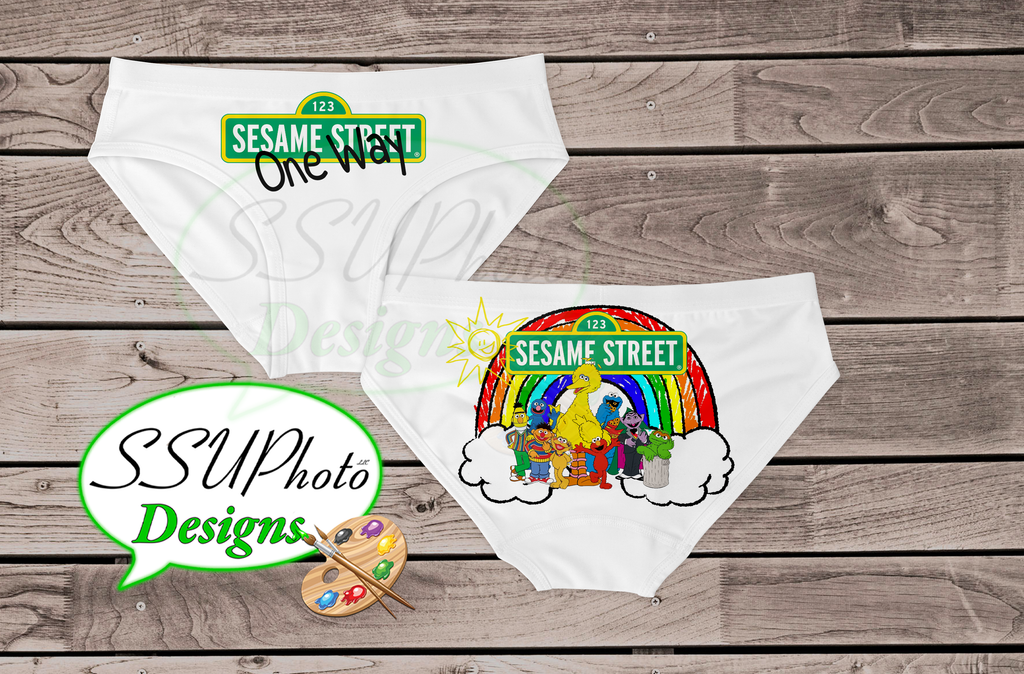 Sesame Street Women Bikini Underwear Digital File
