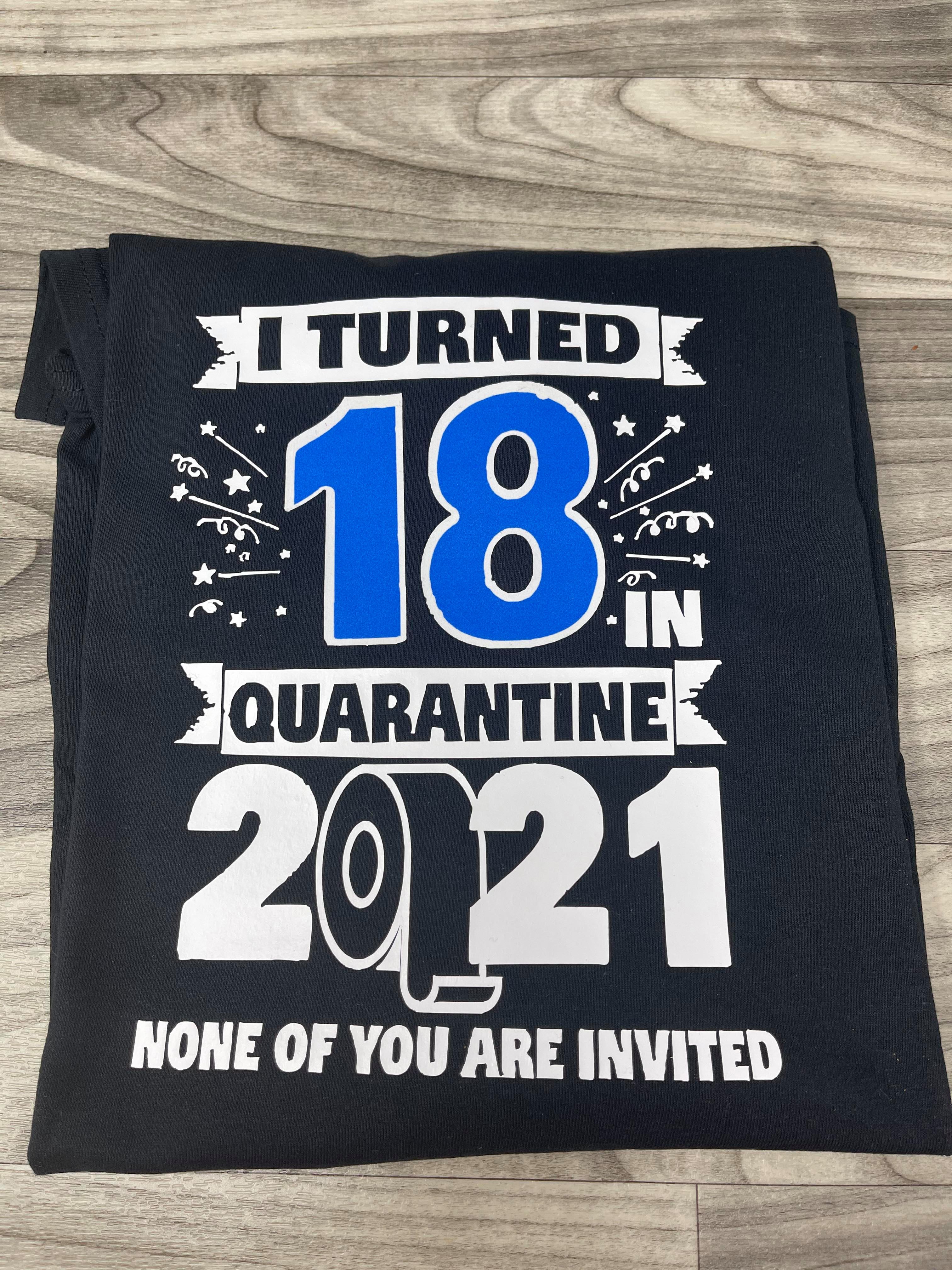 18 and  Quanatine 2021 Bike Shirt Design Digital Design