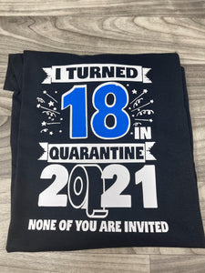 18 and  Quanatine 2021 Bike Shirt Design Digital Design