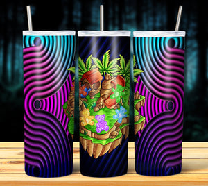 CANNABIS 420 NEON TUMBLER DESIGNS 2023