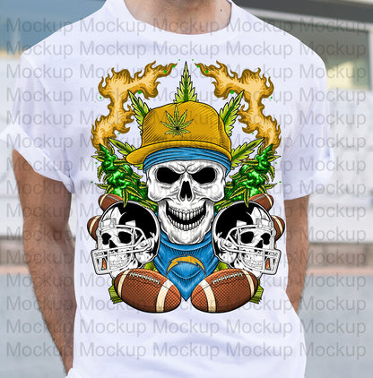 CANNABIS SKULL PNG designs 2023