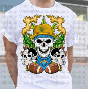 CANNABIS SKULL PNG designs 2023