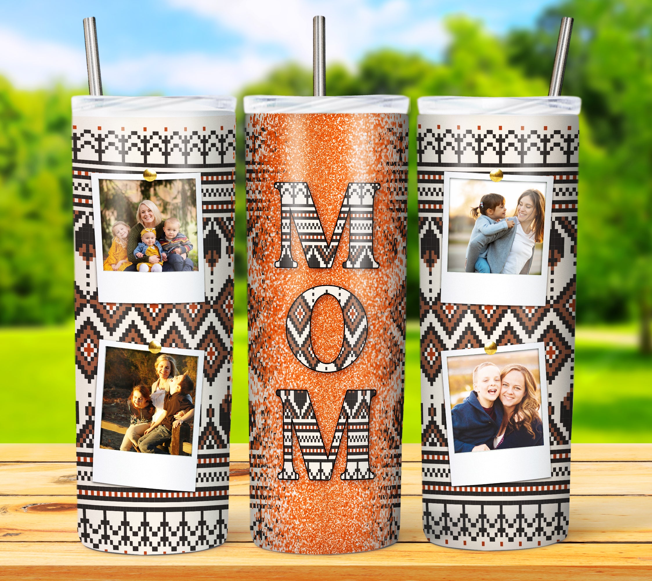 MOM TUMBLER POLAROID Designs 2023