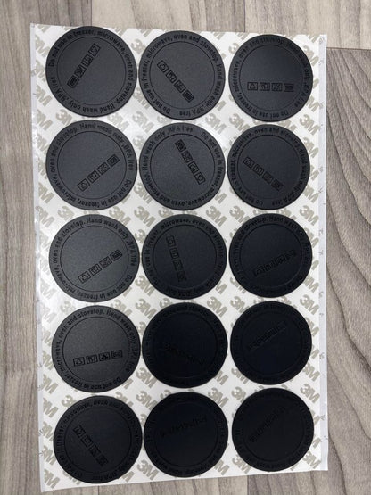(set of 15) Rubber Bottoms for  20 and 30oz Straight Sublimation Tumblers
