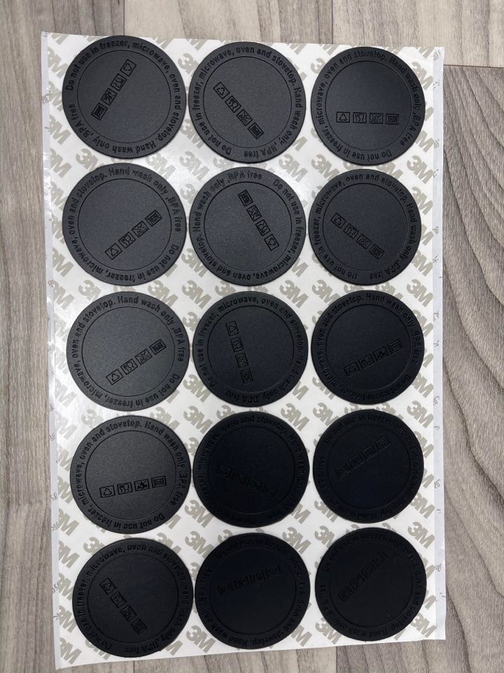 (set of 15) Rubber Bottoms for  20 and 30oz Straight Sublimation Tumblers