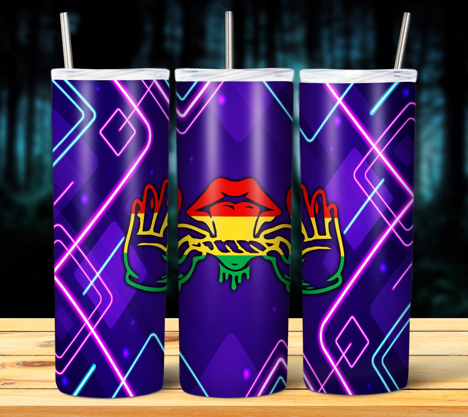 CANNABIS 420 NEON TUMBLER DESIGNS 2023