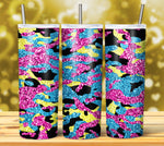 CAMOUFLAGE GLITTER TUMBLER DESIGNS 2023