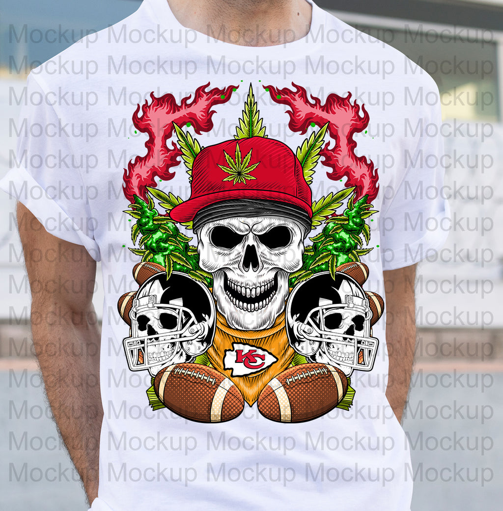 CANNABIS SKULL PNG designs 2023