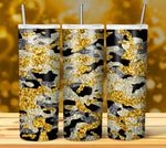 CAMOUFLAGE GLITTER TUMBLER DESIGNS 2023