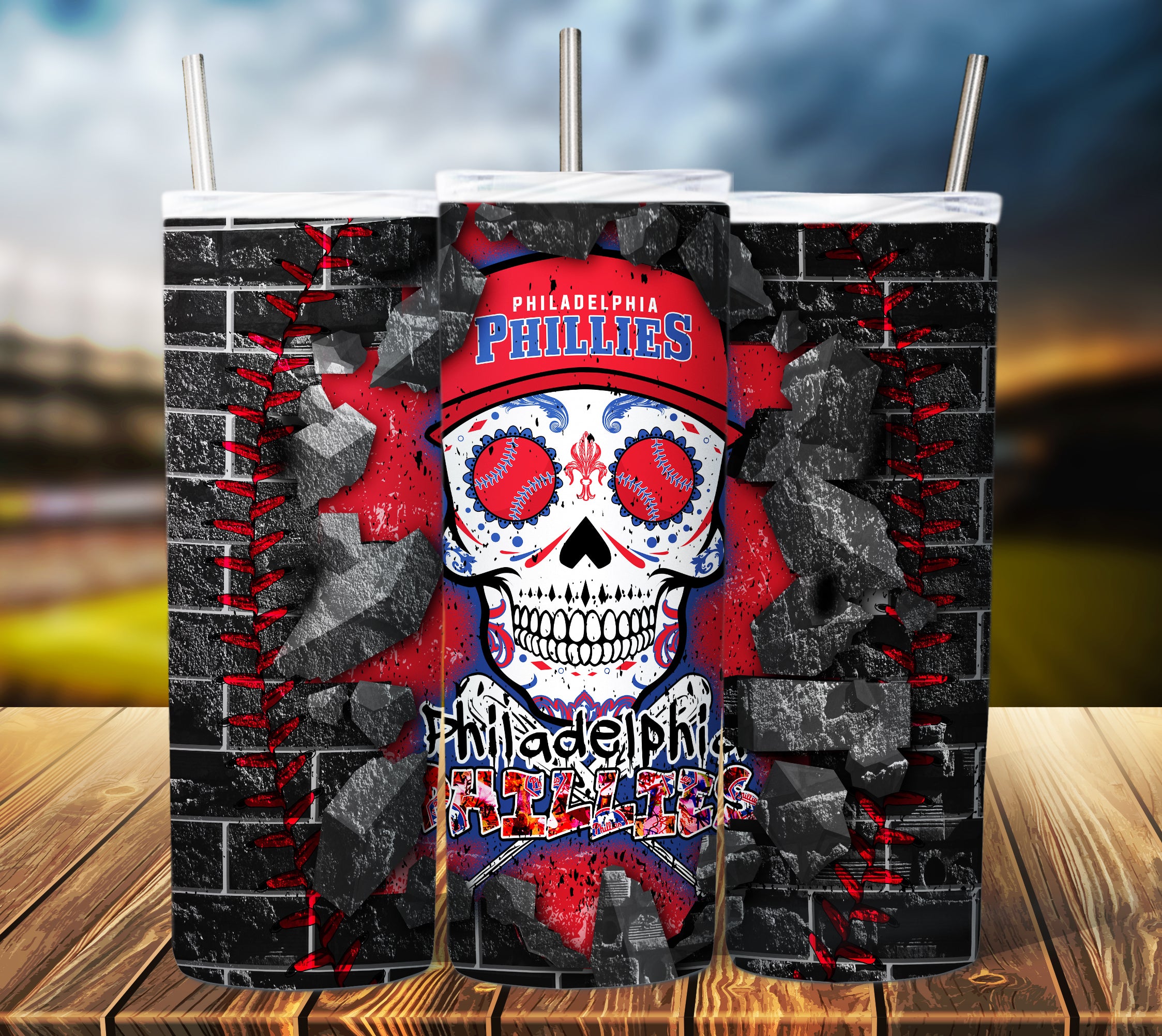 SUGAR SKULLS baseball DESIGN 2023