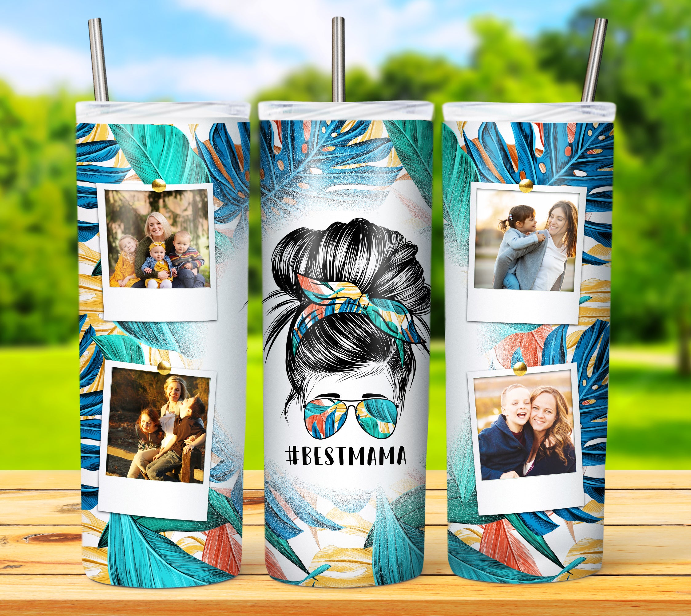 MOM TUMBLER POLAROID Designs 2023