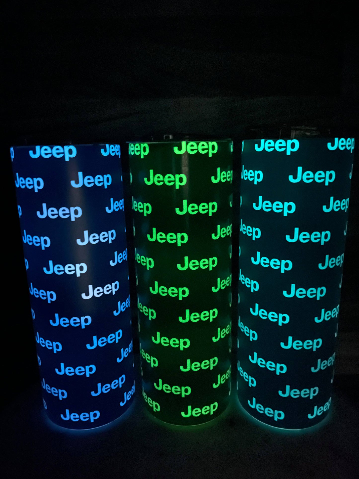 Blank Glow 20oz Straight Sublimation Tumblers