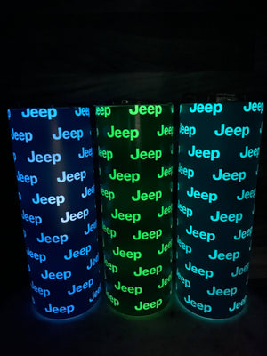 Glow 20oz Straight Tumblers Custom