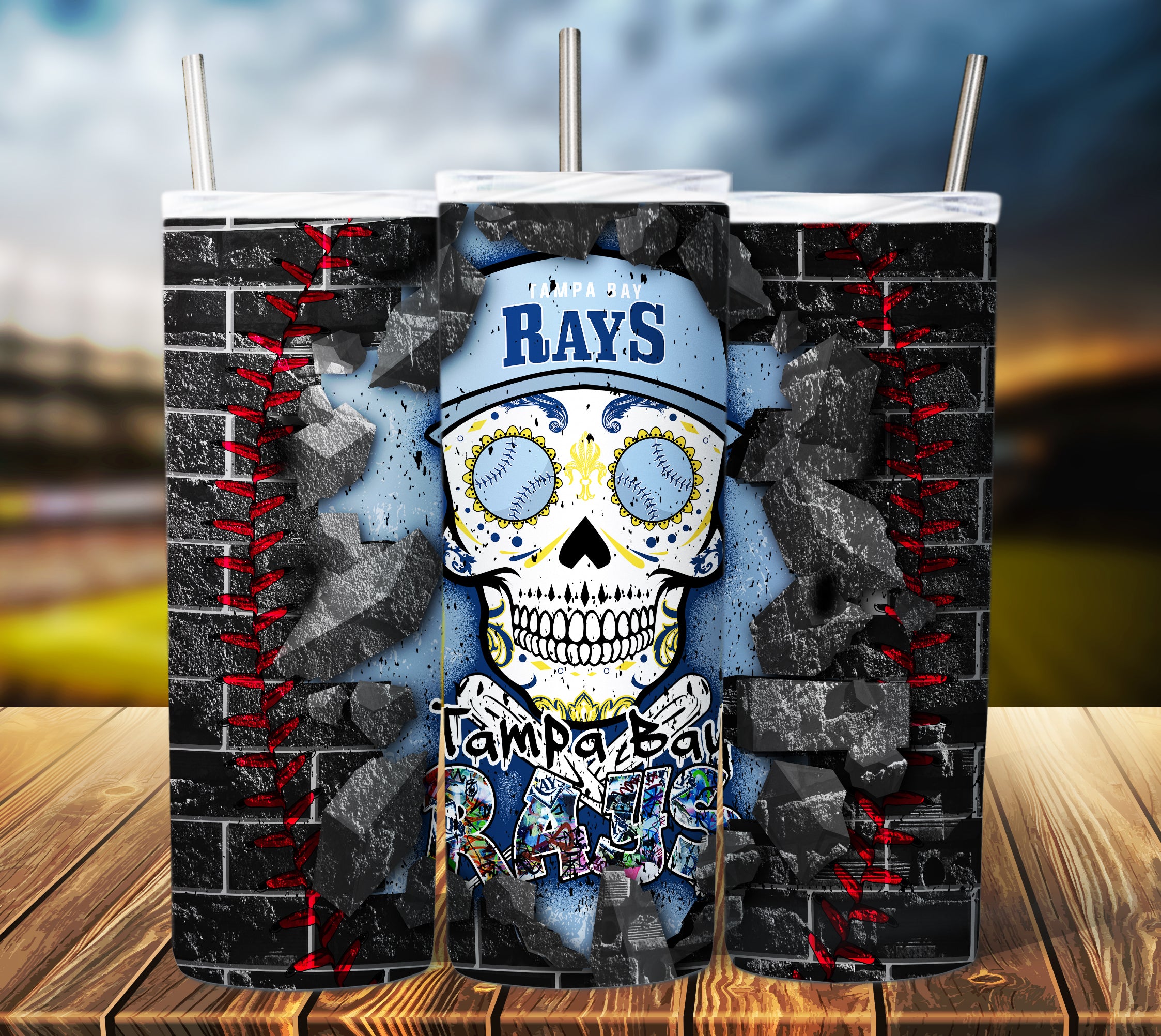 SUGAR SKULLS baseball DESIGN 2023