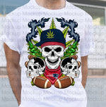 CANNABIS SKULL PNG designs 2023