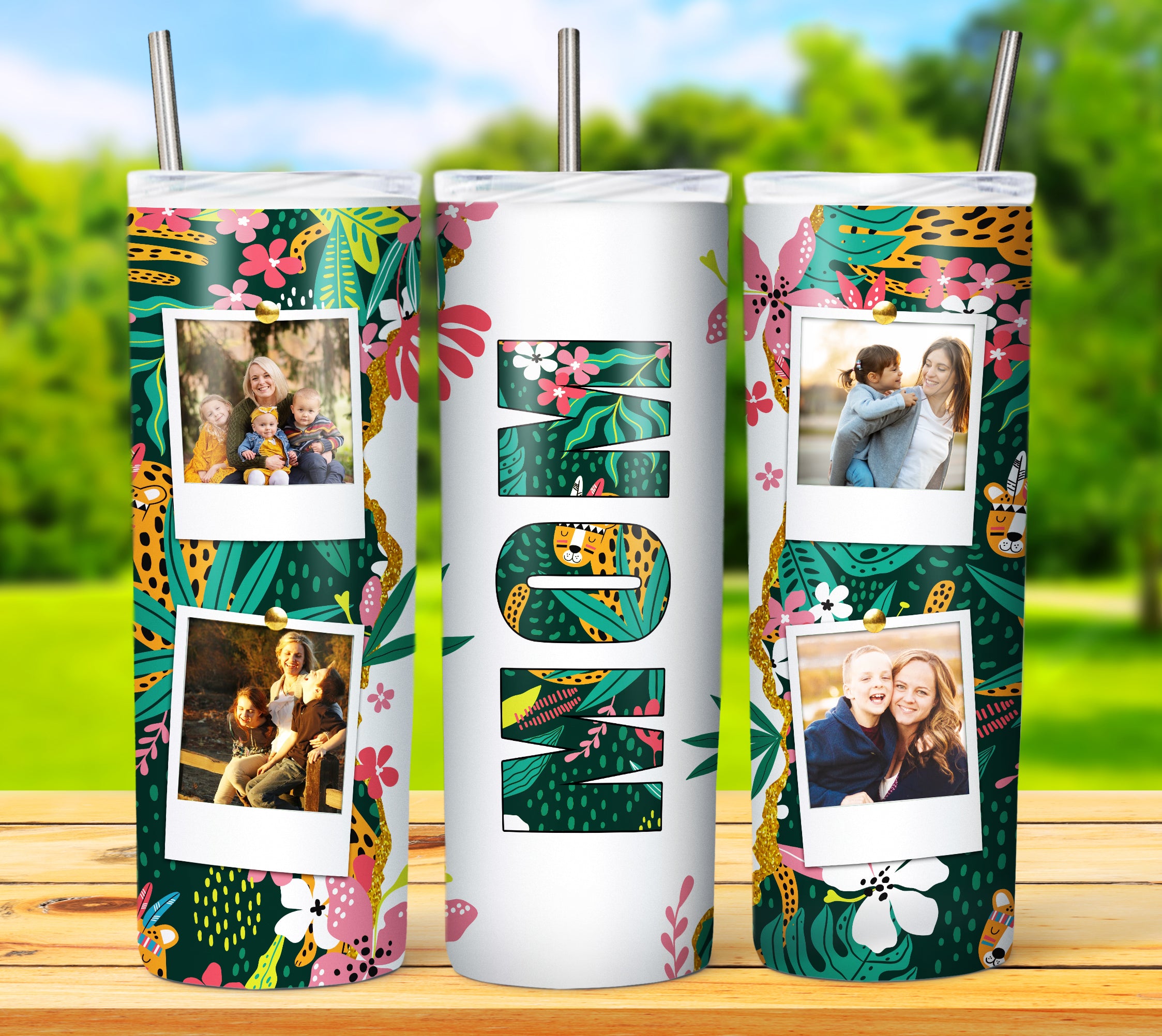 MOM TUMBLER POLAROID Designs 2023