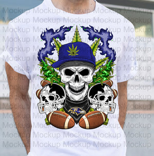 CANNABIS SKULL PNG designs 2023
