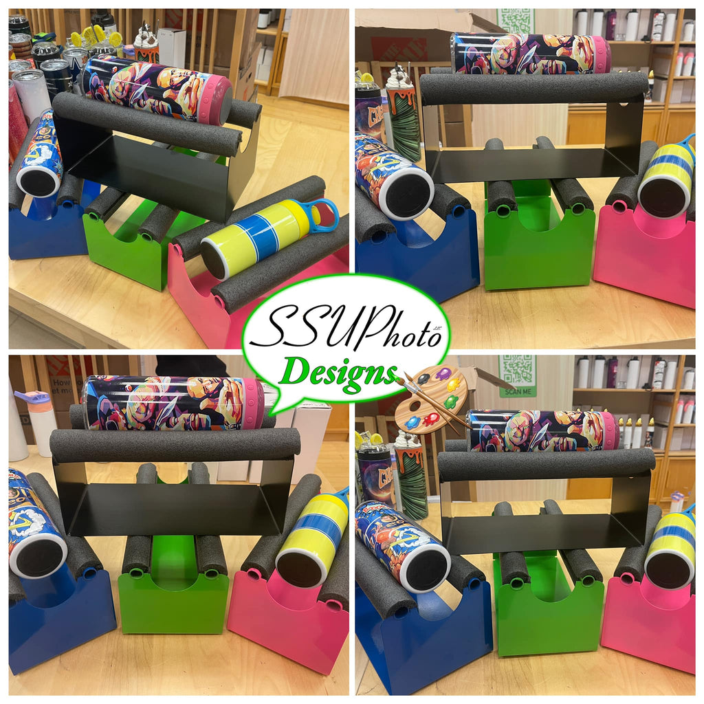 Made to order. Colored Metal Tumbler Cradle