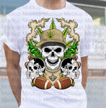 CANNABIS SKULL PNG designs 2023