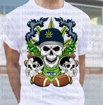 CANNABIS SKULL PNG designs 2023