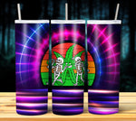 CANNABIS 420 NEON TUMBLER DESIGNS 2023