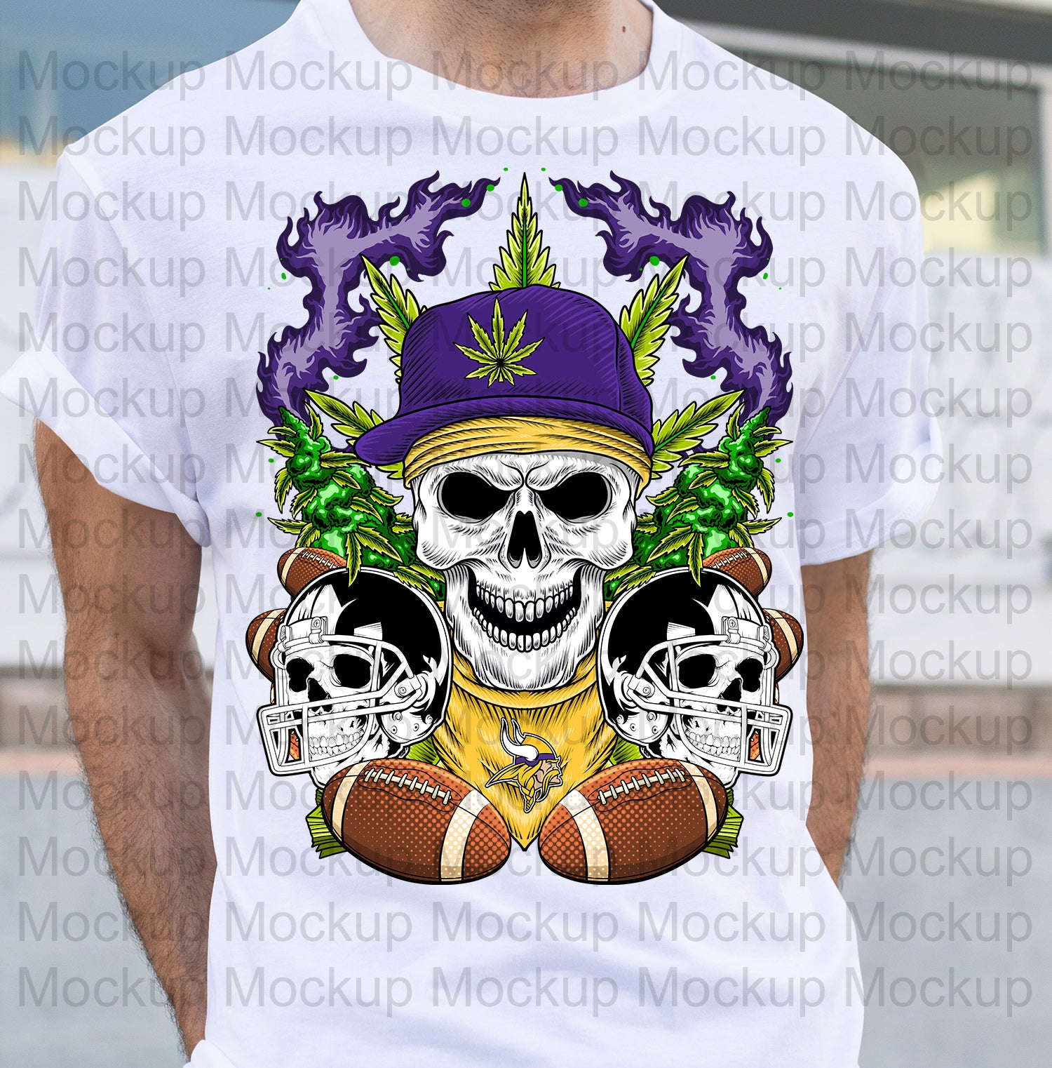 CANNABIS SKULL PNG designs 2023