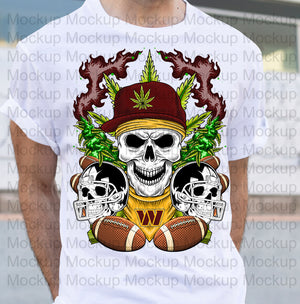 CANNABIS SKULL PNG designs 2023