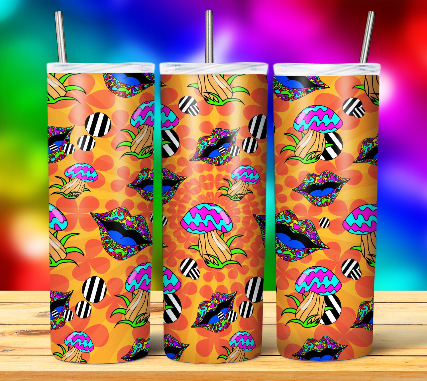 PSYCHEDELIC TRIPPY TUMBLER DESIGNS 2023