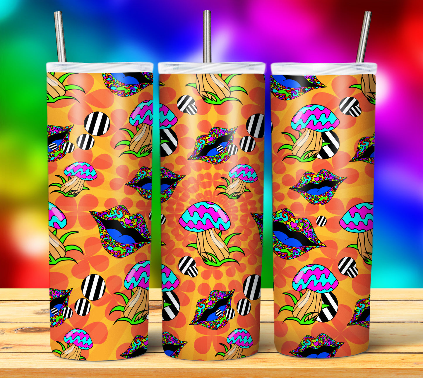 PSYCHEDELIC TRIPPY TUMBLER DESIGNS 2023