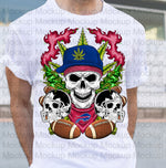 CANNABIS SKULL PNG designs 2023