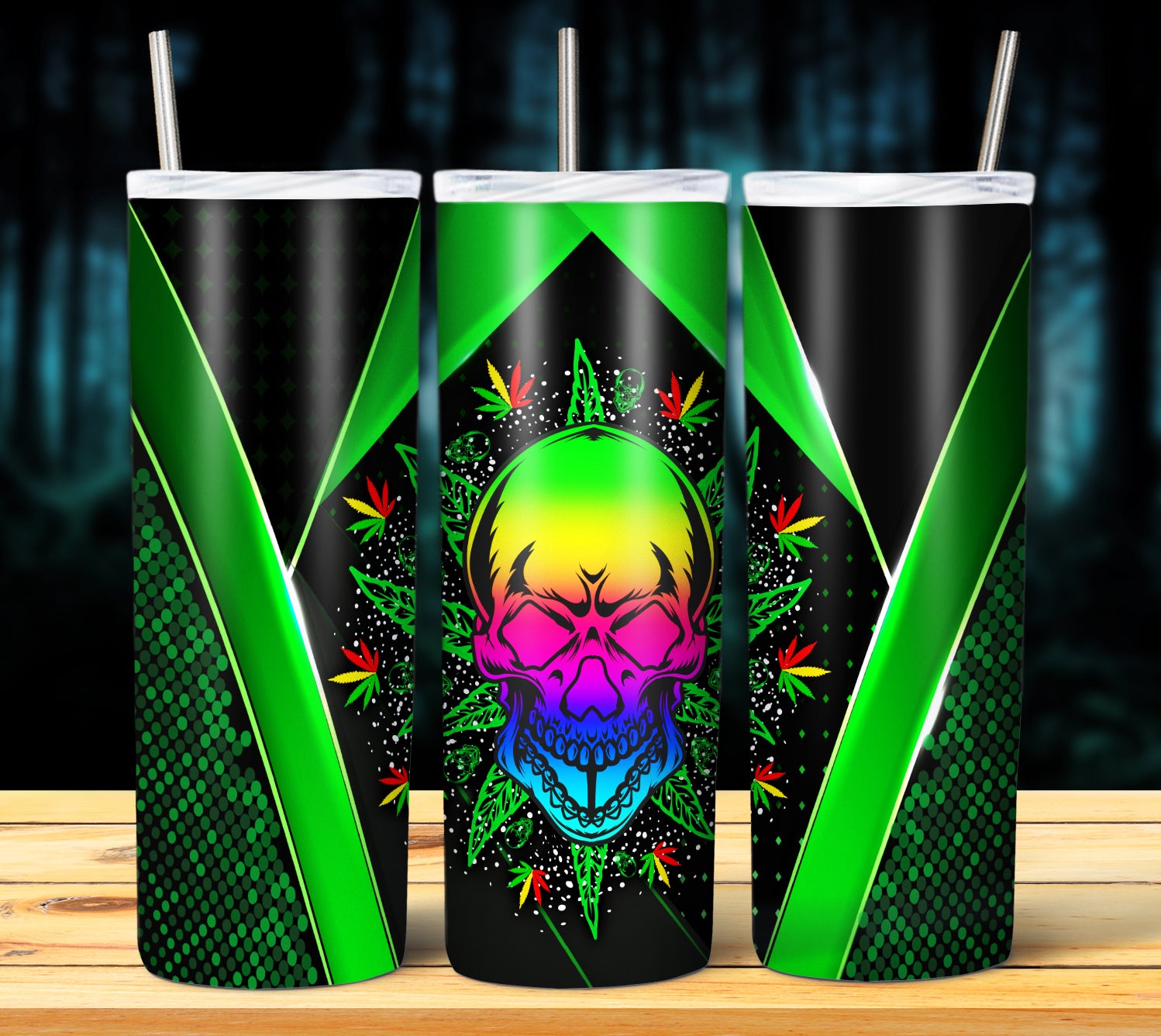 CANNABIS 420 NEON TUMBLER DESIGNS 2023
