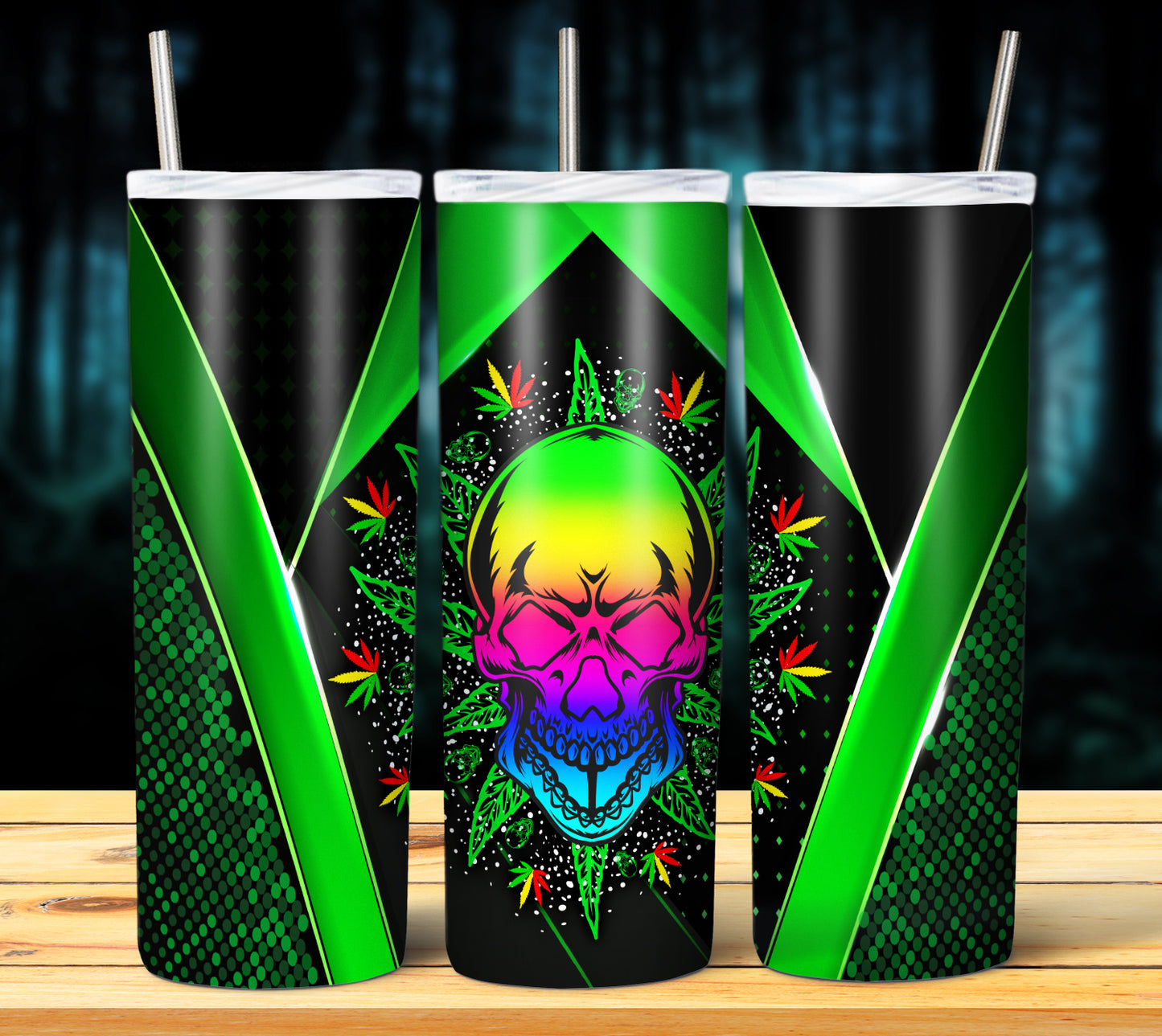 CANNABIS 420 NEON TUMBLER DESIGNS 2023