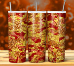 CAMOUFLAGE GLITTER TUMBLER DESIGNS 2023
