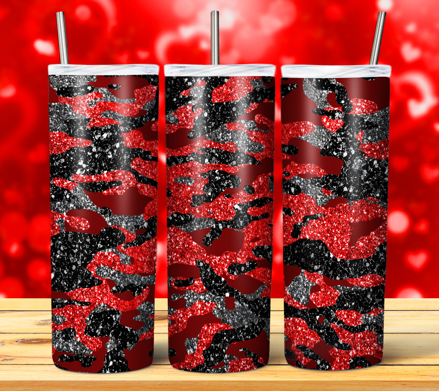 CAMOUFLAGE GLITTER TUMBLER DESIGNS 2023