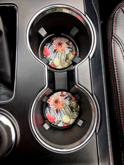 Personalized Car Coasters set of 2
