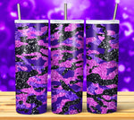 CAMOUFLAGE GLITTER TUMBLER DESIGNS 2023