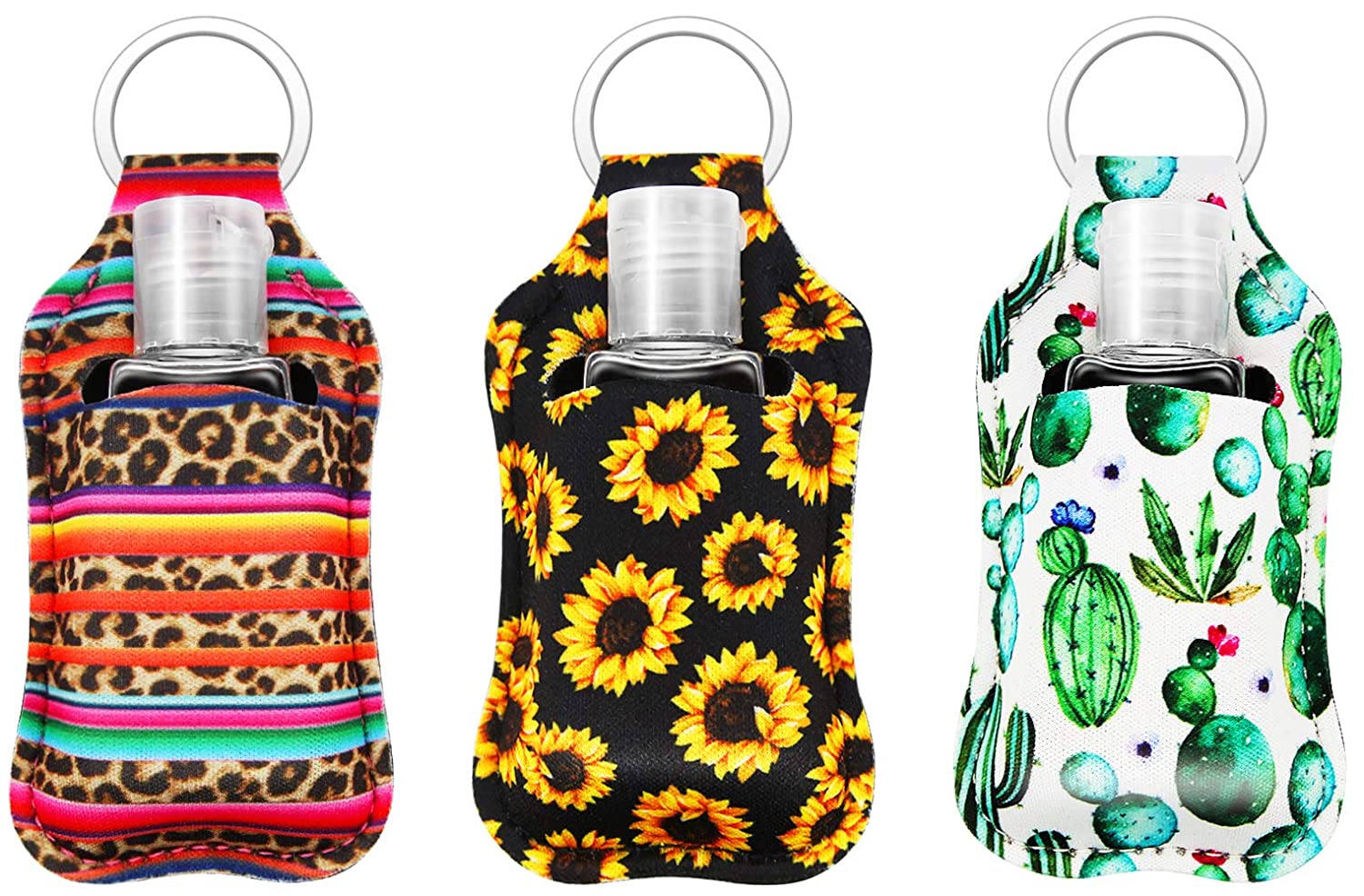 Sanitizer keychain holder