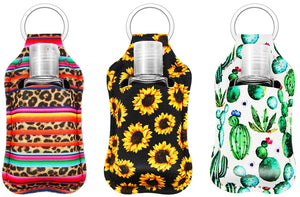 Sanitizer keychain holder