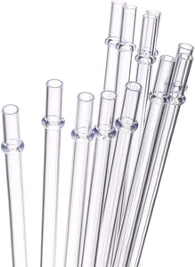 Plastic Straws  (10) pack  20 and 30oz Straight Sublimation Tumblers
