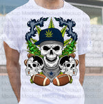 CANNABIS SKULL PNG designs 2023
