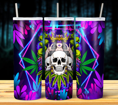 CANNABIS 420 NEON TUMBLER DESIGNS 2023