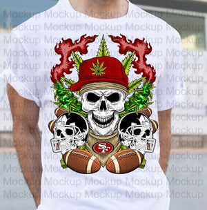 CANNABIS SKULL PNG designs 2023