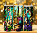 EASTER STAINED GLASS TUMBLER DESIGNS 2023