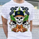 CANNABIS SKULL PNG designs 2023