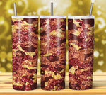 CAMOUFLAGE GLITTER TUMBLER DESIGNS 2023