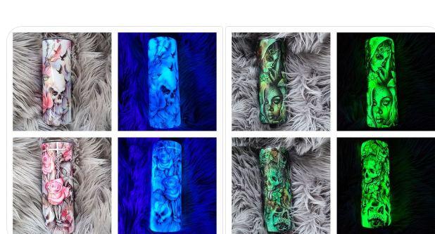Glow 20oz Straight Tumblers Custom